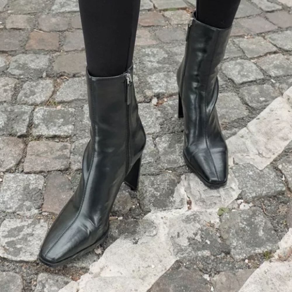 NEW! Zara 4’ Heeled Ankle Boots Size 41 or 10 (US) - Picture 2 of 12
